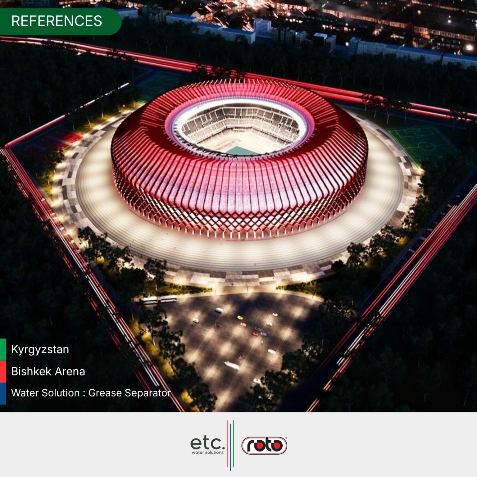 Bişkek Arena Projesi’nde ROTO İmzası!